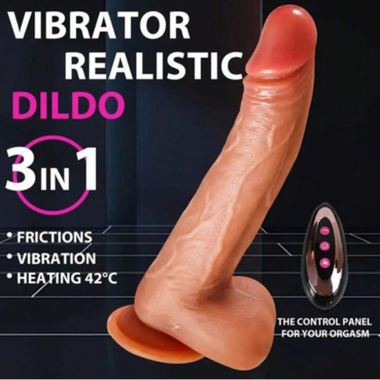 Thrusting Dildo Vibrator Sex Toys - Realistic Dildos for G Spot Anal Stimulation